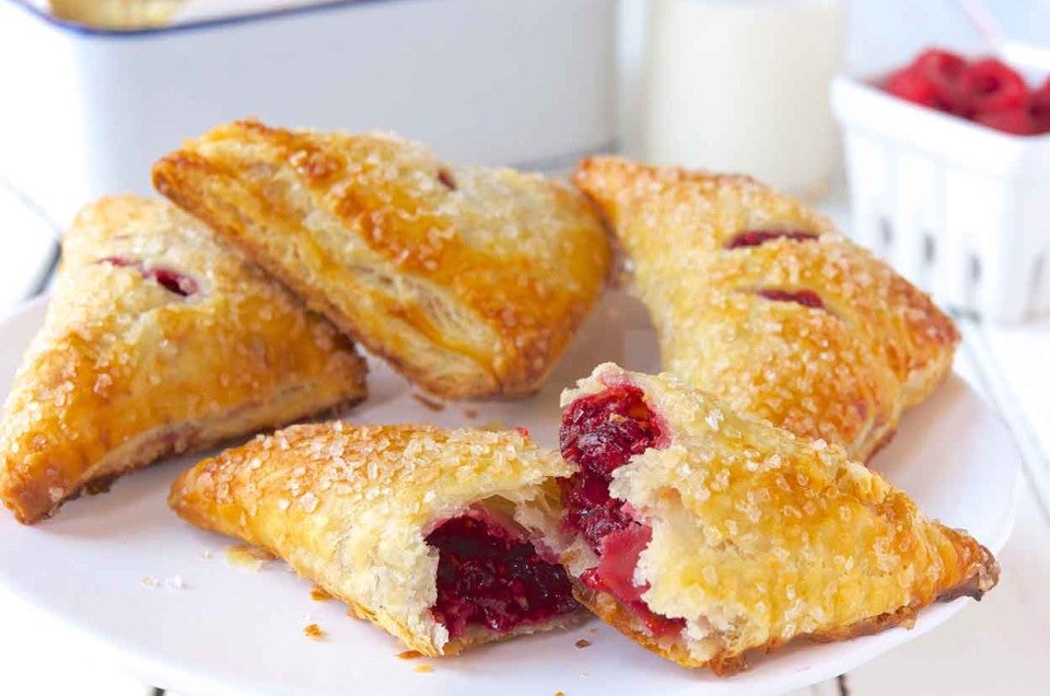 Raspberry Puff Turnovers