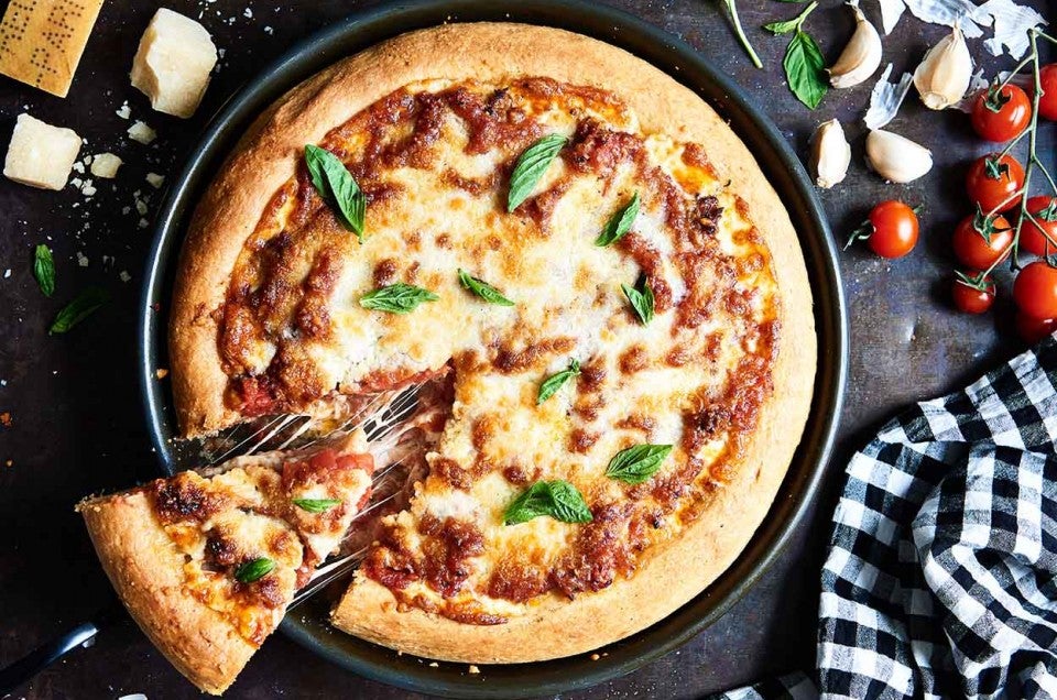 Chicago-Style Deep Dish Pizza Recipe