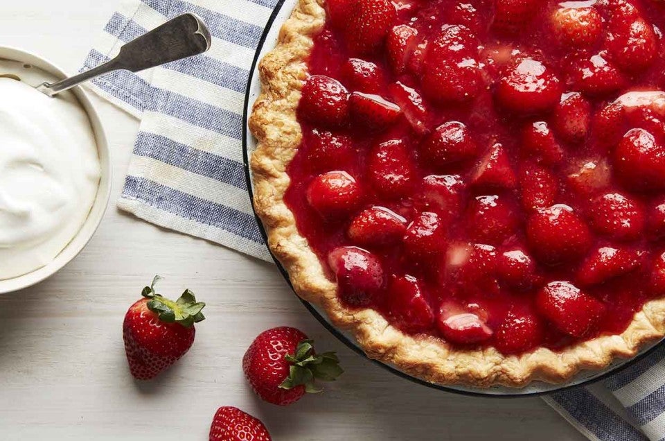 No-Bake Fresh Strawberry Pie Recipe