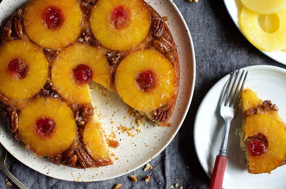 Pineapple upside-down cake recipe