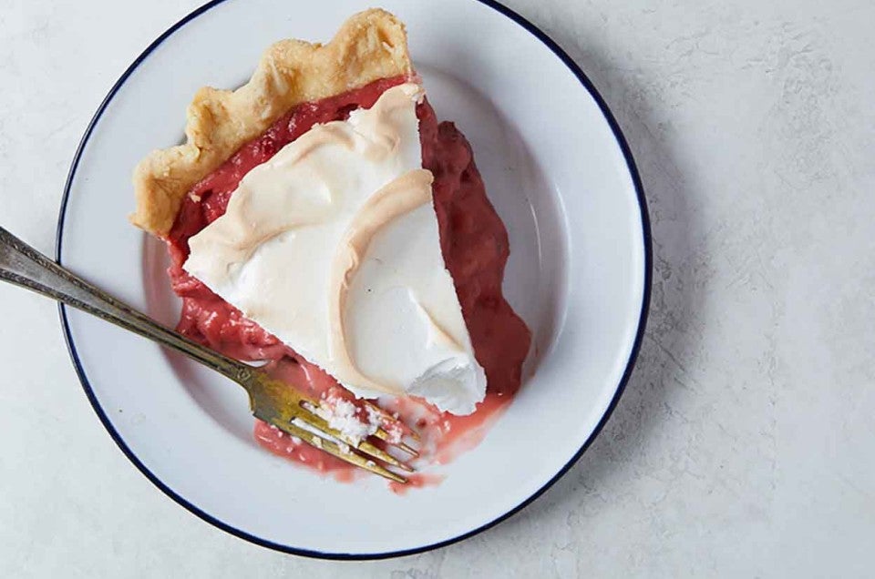 Strawberry Cream Meringue Pie