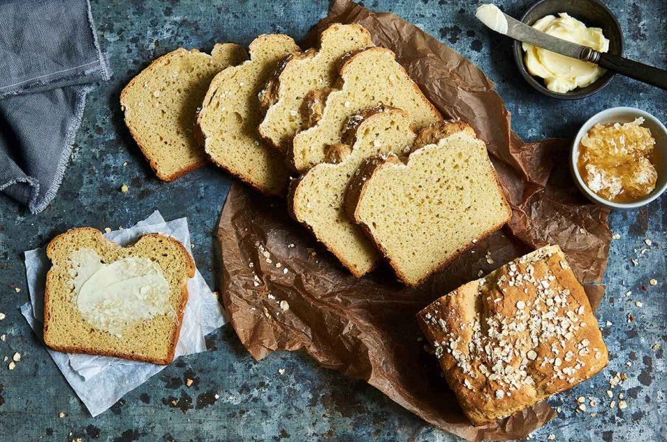 Gluten Free Honey Oat Sandwich Bread King Arthur Baking