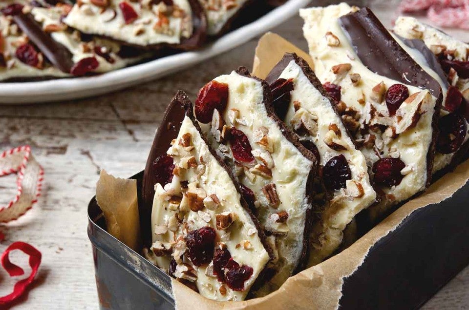 Cranberry Nut Chocolate Bark Recipe