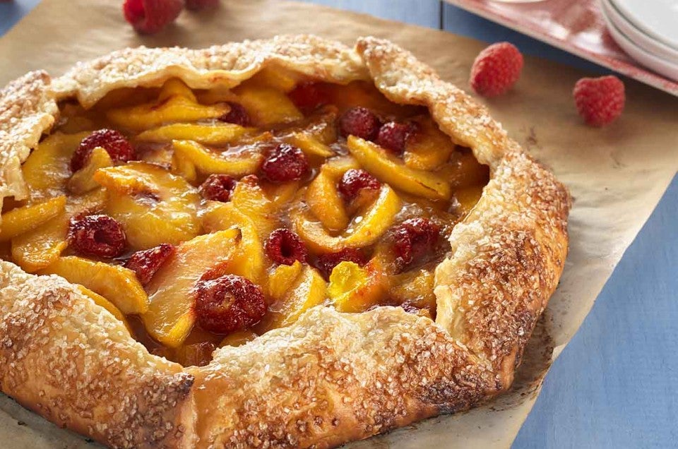 Rustic Peach Tart  