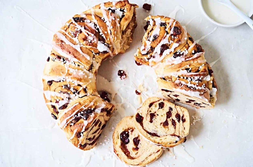 Cranberry-Vanilla Cinnamon Swirl Bread