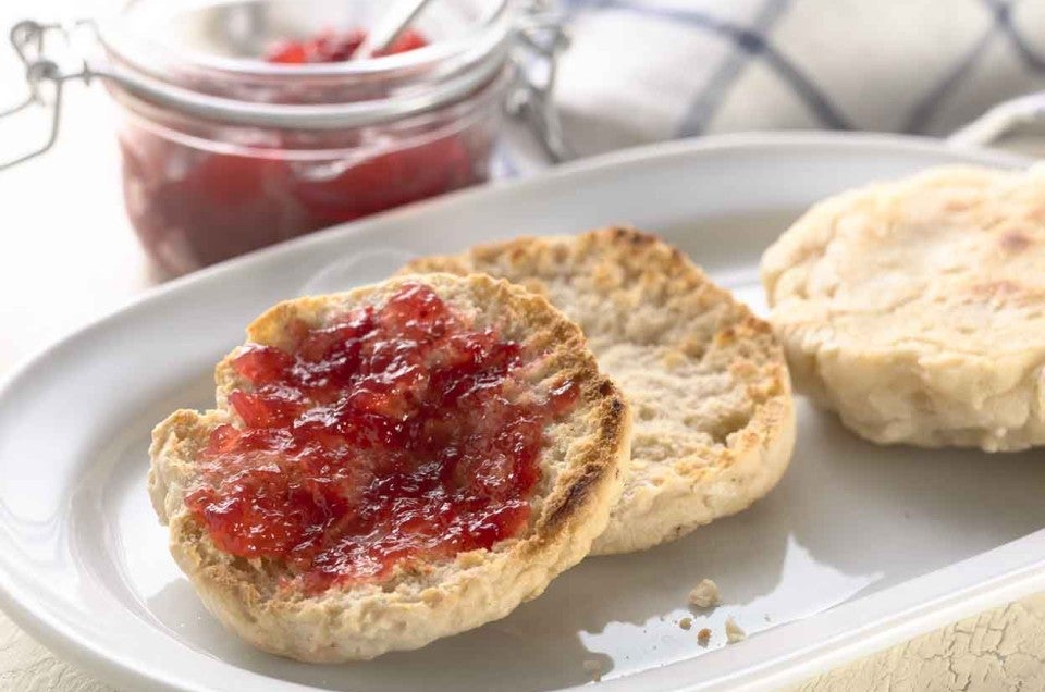 Gluten-Free Sourdough English Muffins - select to zoom