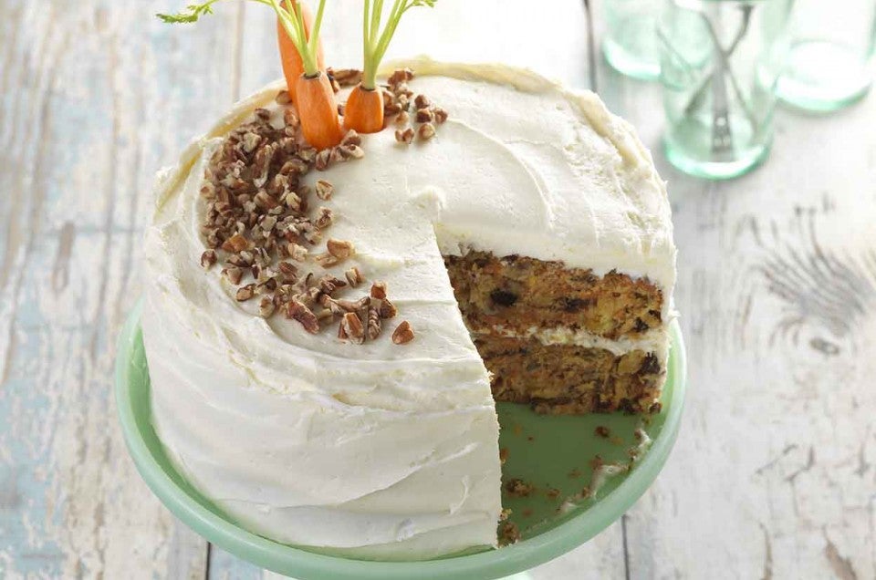 Pistachio Carrot Cake with Cream Cheese Frosting (video) - Tatyanas  Everyday Food