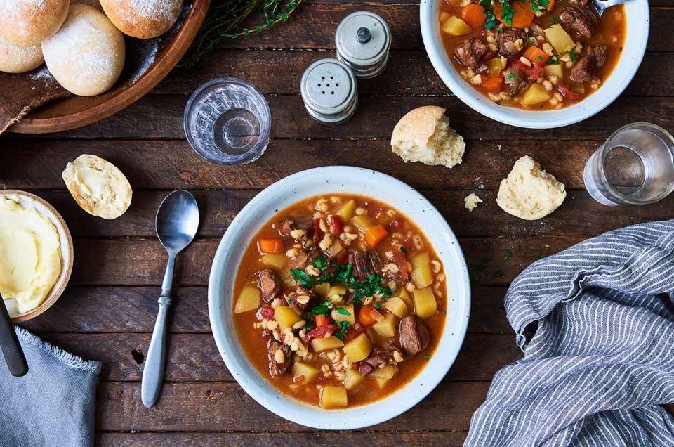 Beef & Barley Vegetable Soup