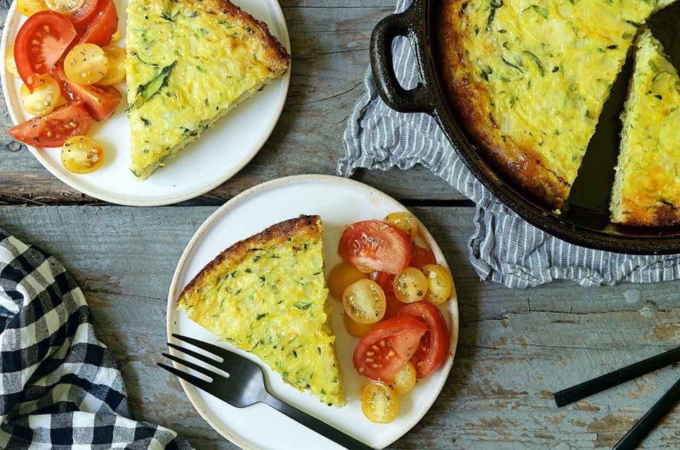 Zucchini Frittata - Little Pine Kitchen