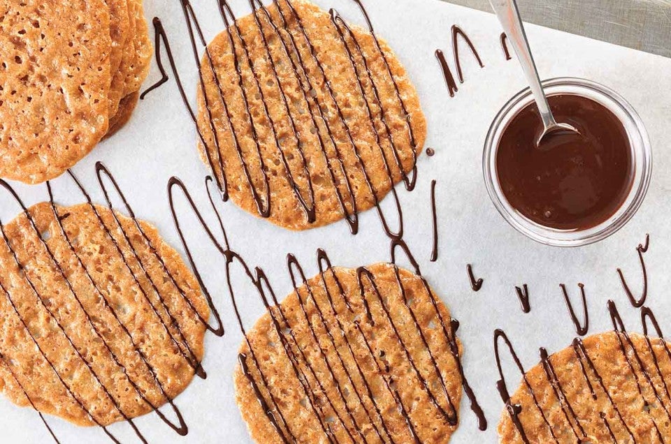 Gluten-Free Orange-Cinnamon Lace Cookies