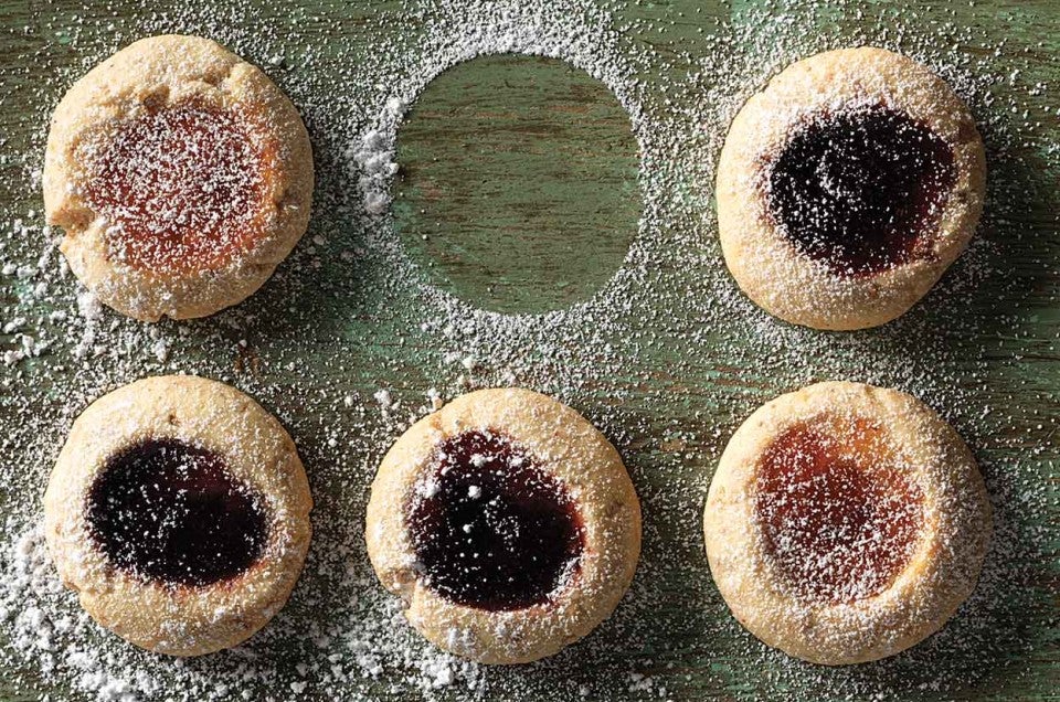 Almond Thumbprint Cookies