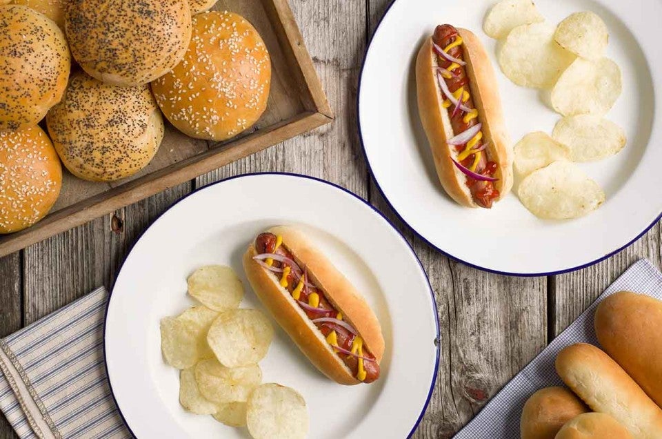 Hamburger or Hot Dog Buns Recipe