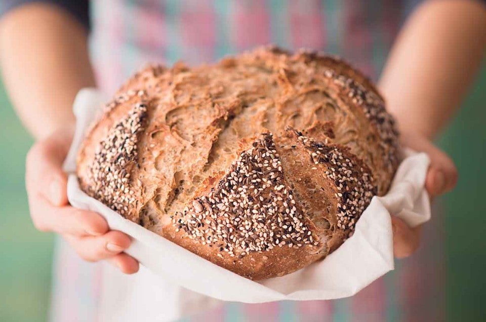 Seeded Sourdough Boule - select to zoom