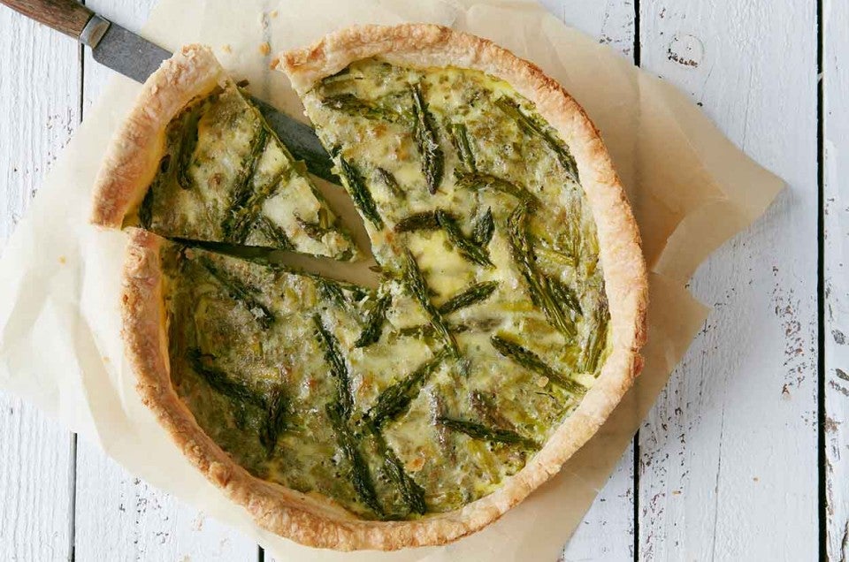 Spring Tonic Quiche - select to zoom