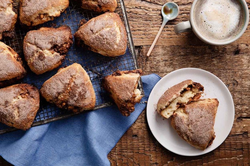 Cinnamon Smear Scones