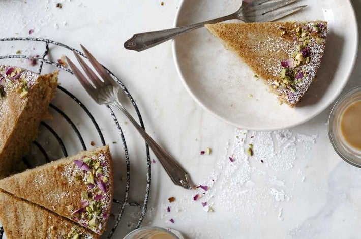 Parsi Mawa Cake Recipe (Tea Time Cake Flavored with Cardamom & Pistachios)  by Archana's Kitchen