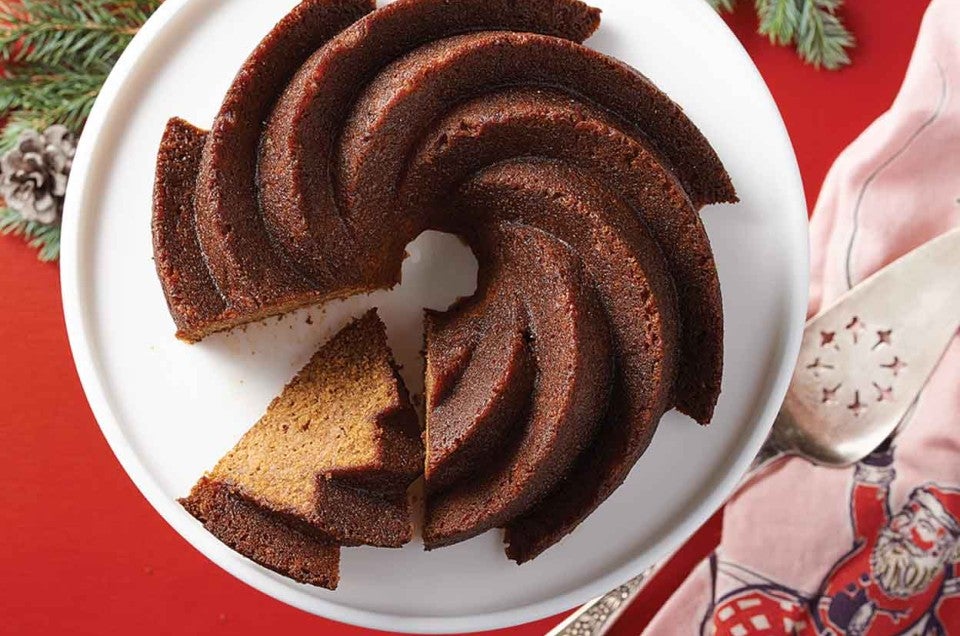 Easy Gingerbread Bundt Cake Recipe with Rum Glaze • The Fresh Cooky