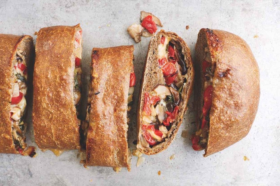 Buckwheat and Mushroom Stromboli