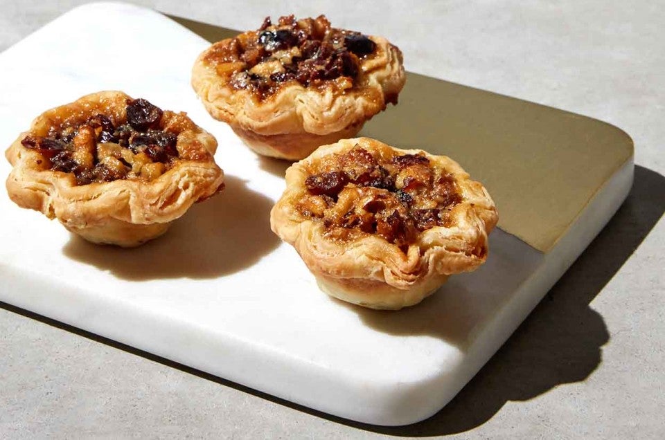 Cranberry and Walnut Butter Tartlets