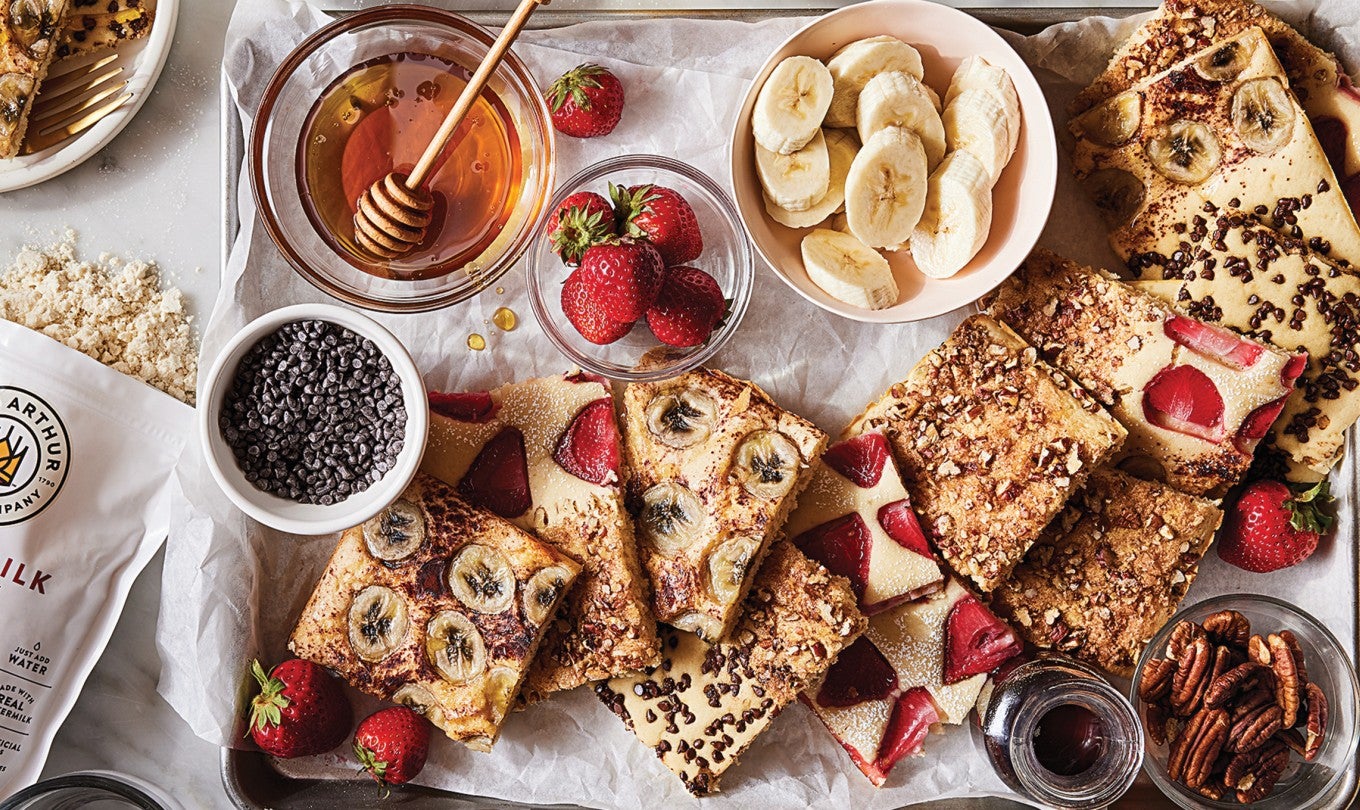 Sheet Pan Buttermilk Pancakes Recipe