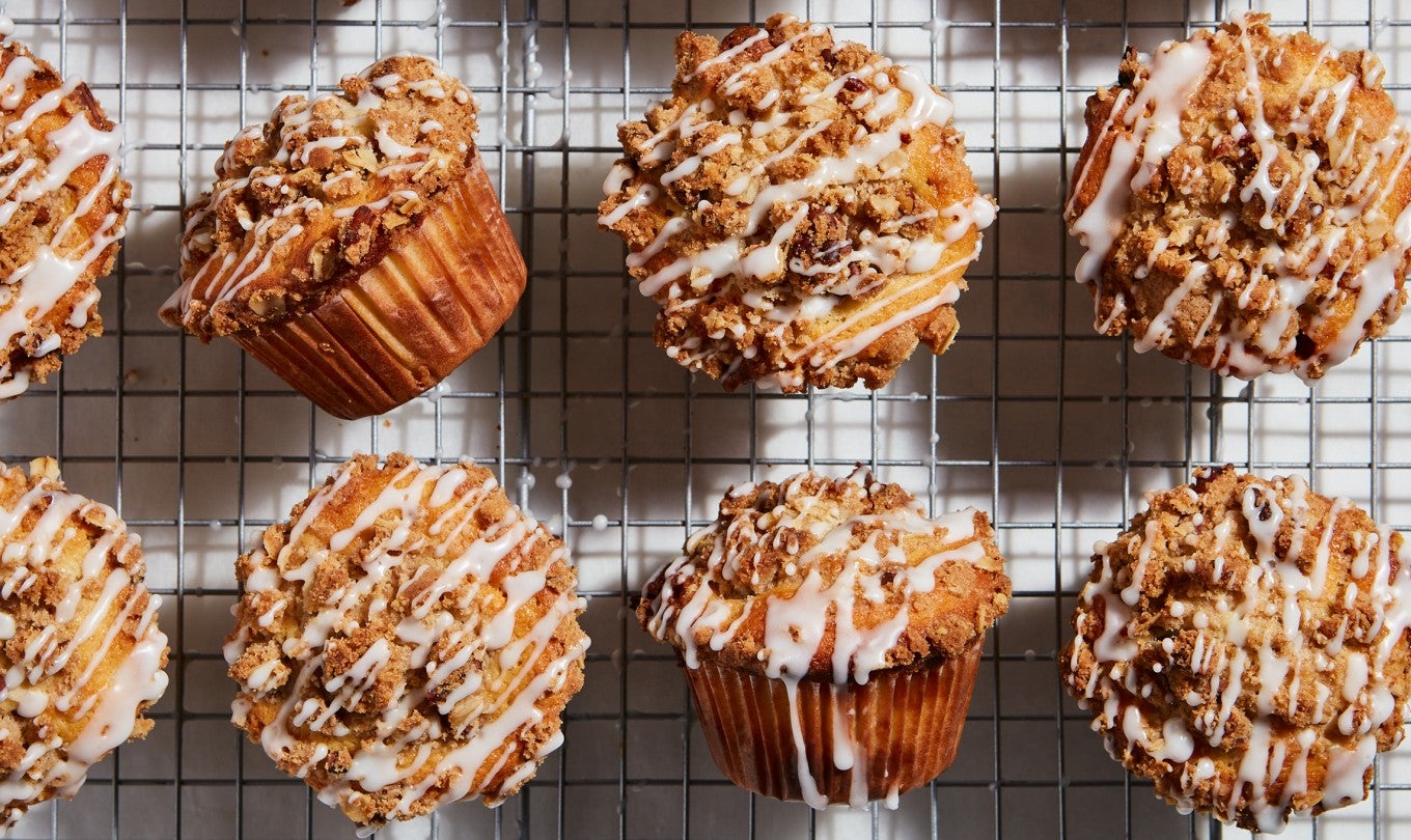 Stuffed Cinnamon Streusel Muffins