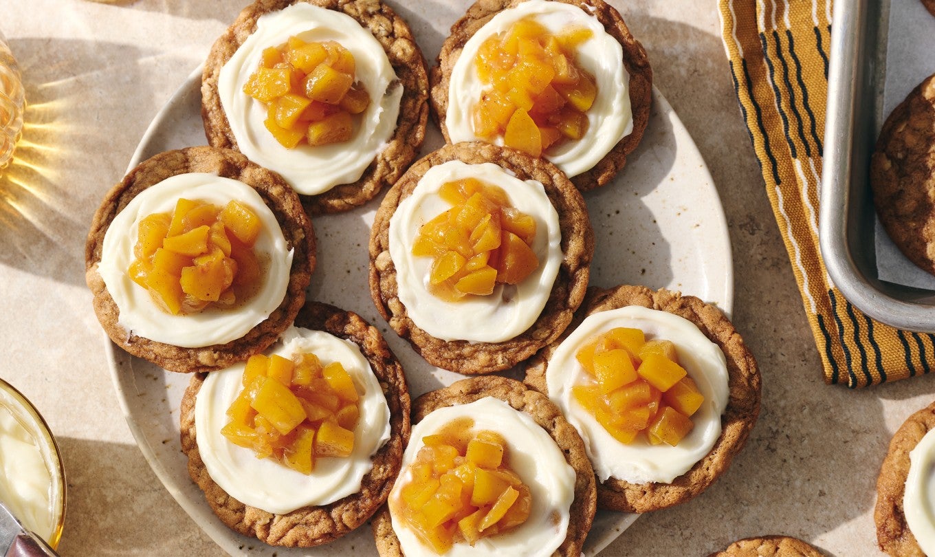 Bourbon and Brown Butter Peach Cookies