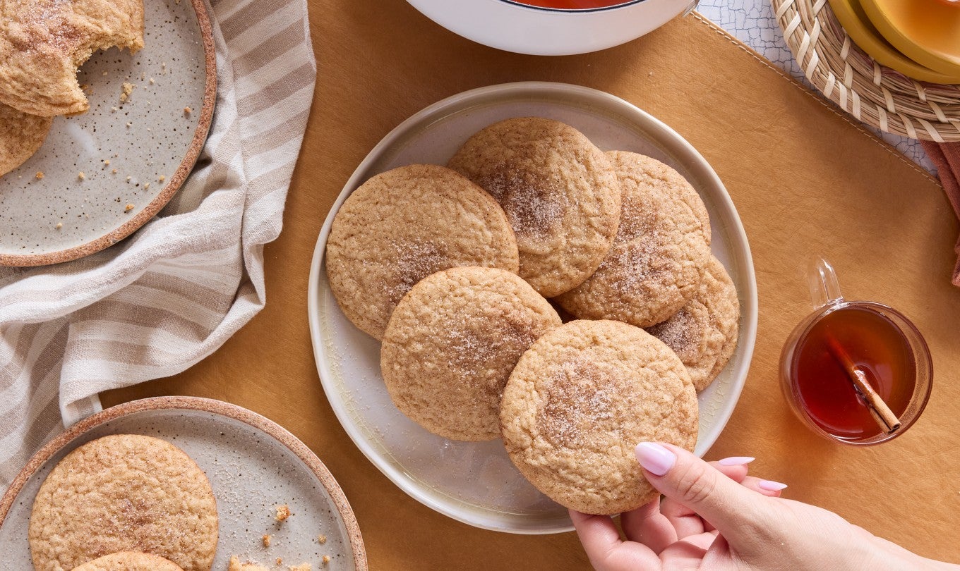 Apple Cider Snickerdoodles