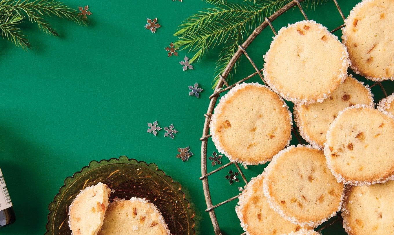 Orange Sparkle Slice-and-Bake Cookies