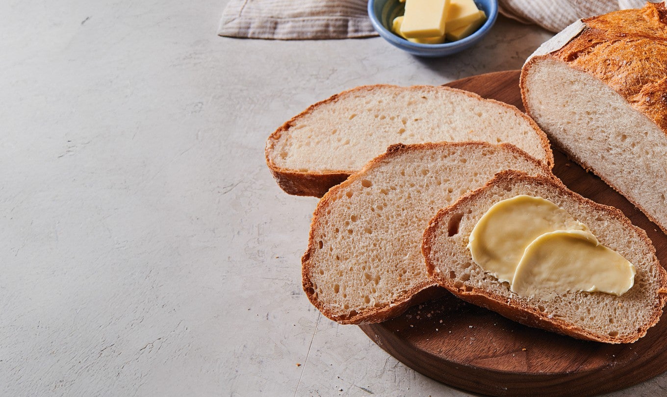 Sliced gluten-free bread