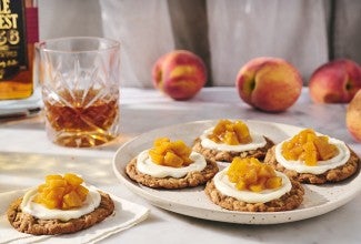 Bourbon and Brown Butter Peach Cookies