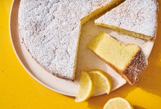 Meyer Lemon Chiffon Cake 