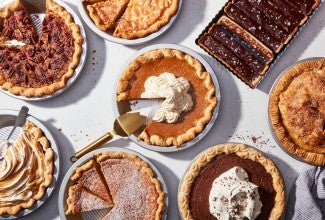 Multiple Thanksgiving pies