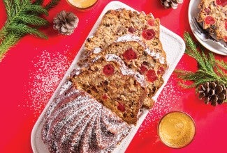 Orange-Cranberry-Nut Fruitcake