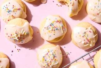 Glazed Ricotta Cookies 