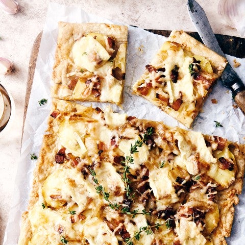 Tartiflette tart - select to zoom