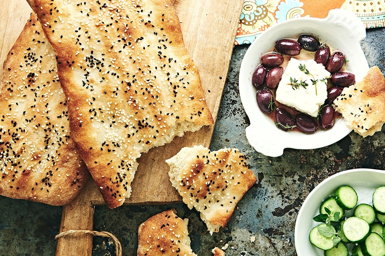 Hot Bread Kitchen's Nan-e Barbari (Persian Flatbread)