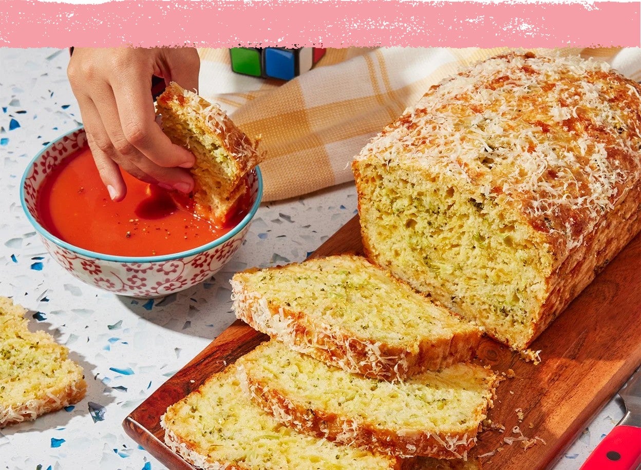 Cheesy Broccoli Snacking Bread