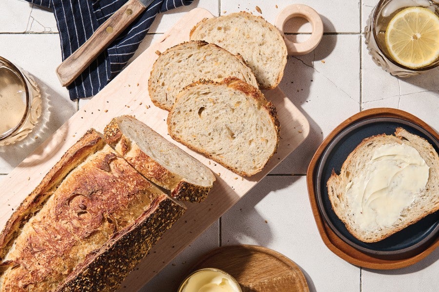 Link to King Authur Baking: The beginner’s guide to sourdough baking. By Rossi Anastopoulo.