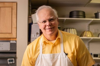 Frank in the test kitchen