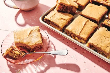 Old Fashioned Apple Tart with Brown Sugar Frosting