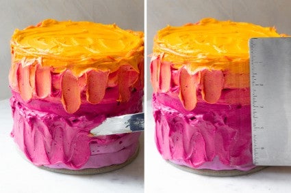 How to Bake an Ombre Layer Cake - Mimi's Dollhouse