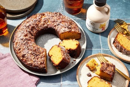 Pecan-Crusted Sweet Potato Pound Cake