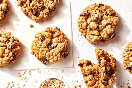 Fruit Oatmeal Cookies with Nuts 