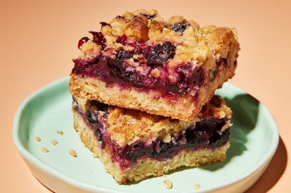 Berry Easy Jam Bars