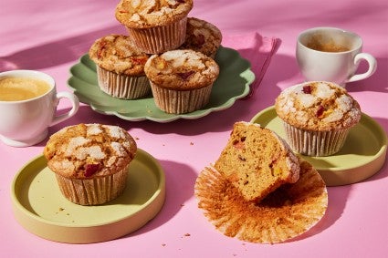 Just peach muffins