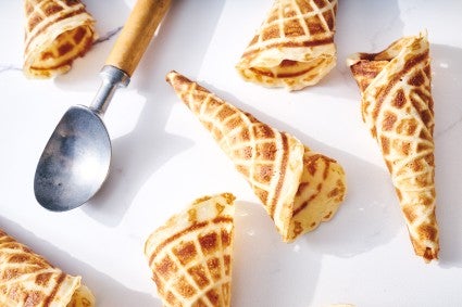 Homemade Waffle Cones 