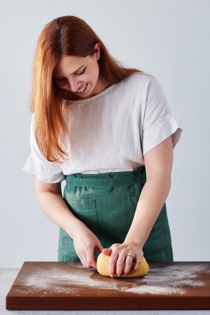 Meryl Feinstein making pasta