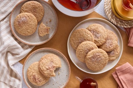 Apple Cider Snickerdoodles