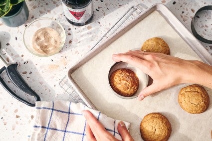 Perfectly round cookies!