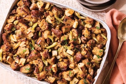 Apple and Sausage Stuffing